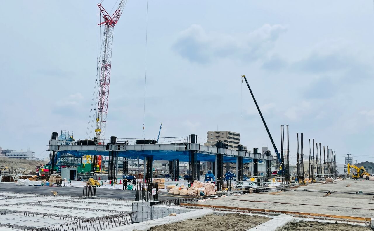 建物の骨組みを任される仕事。